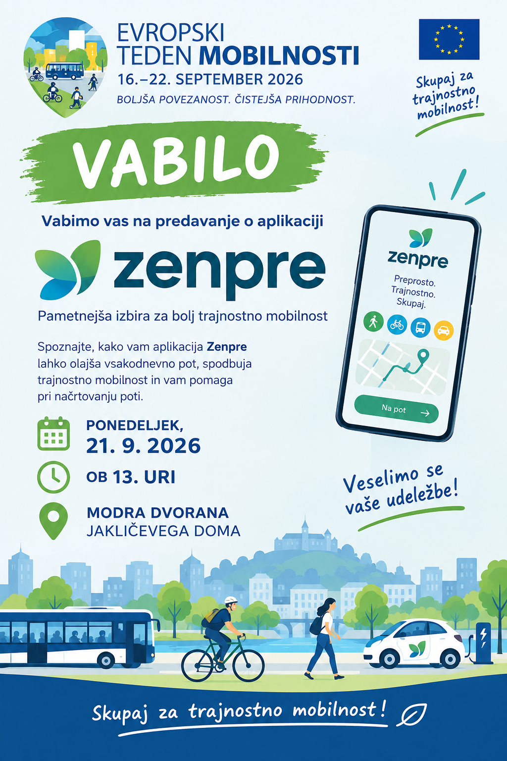 vabilo na predavanje o aplikaciji ZENPRE